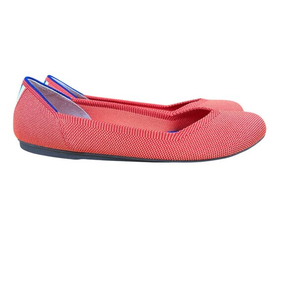 Rothy's Persimmon Marine Stripe Ballet Flats Women's Size 9 Excellent Condition! - Picture 1 of 8
